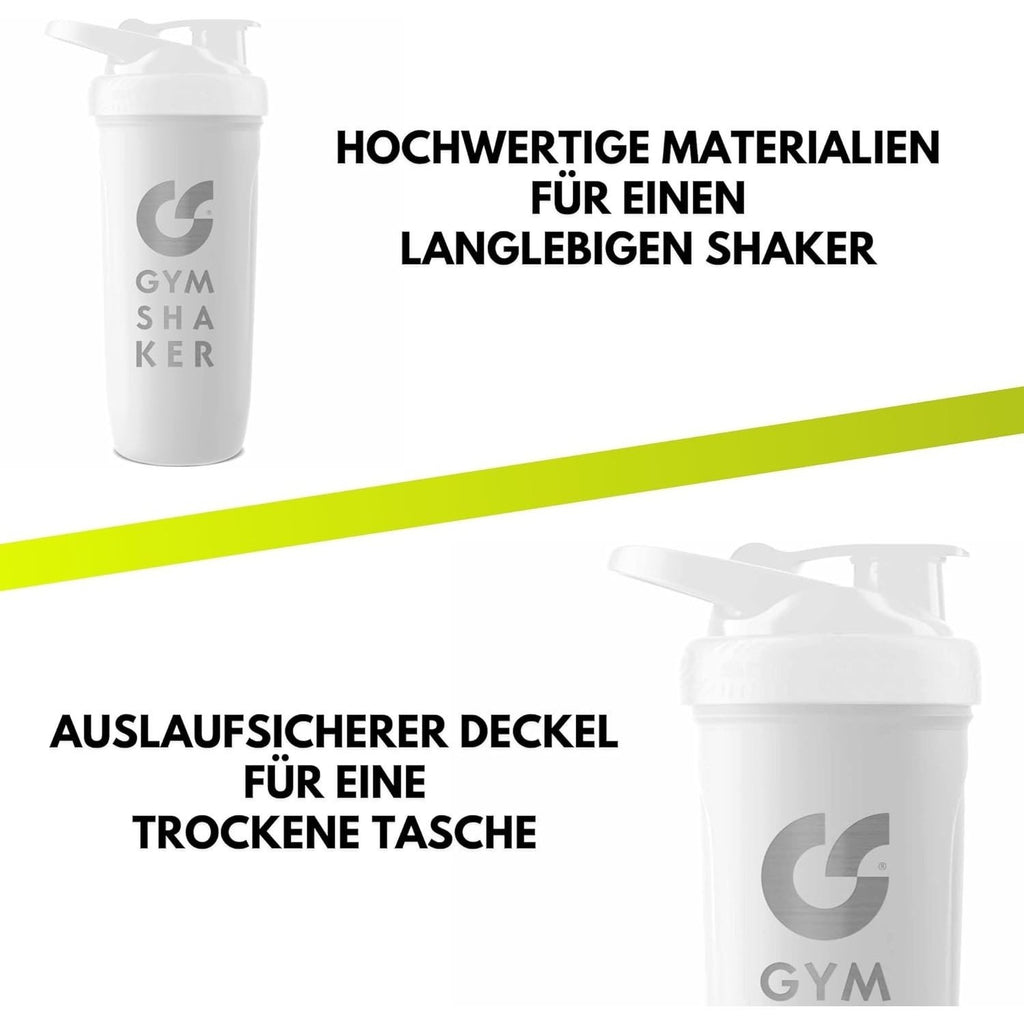 Edelstahl Protein Shaker, 900ml für cremige Shakes und Alltag – Detailansicht 12