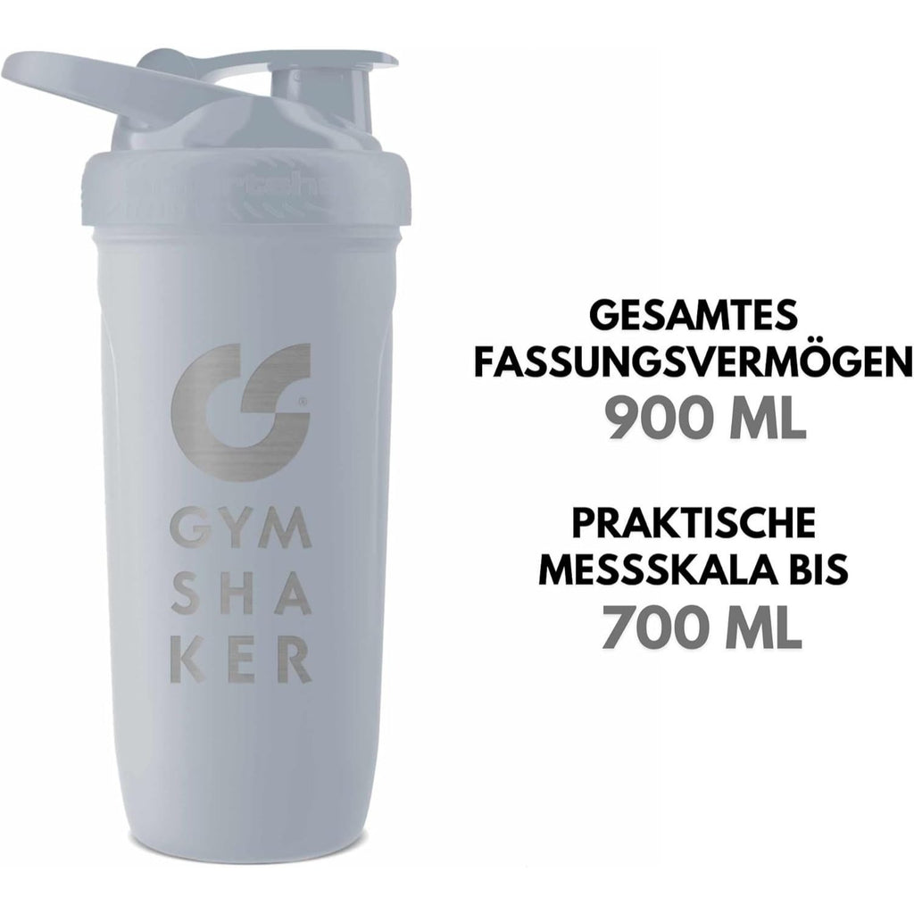 Edelstahl Protein Shaker, 900ml für cremige Shakes und Alltag – Detailansicht 17