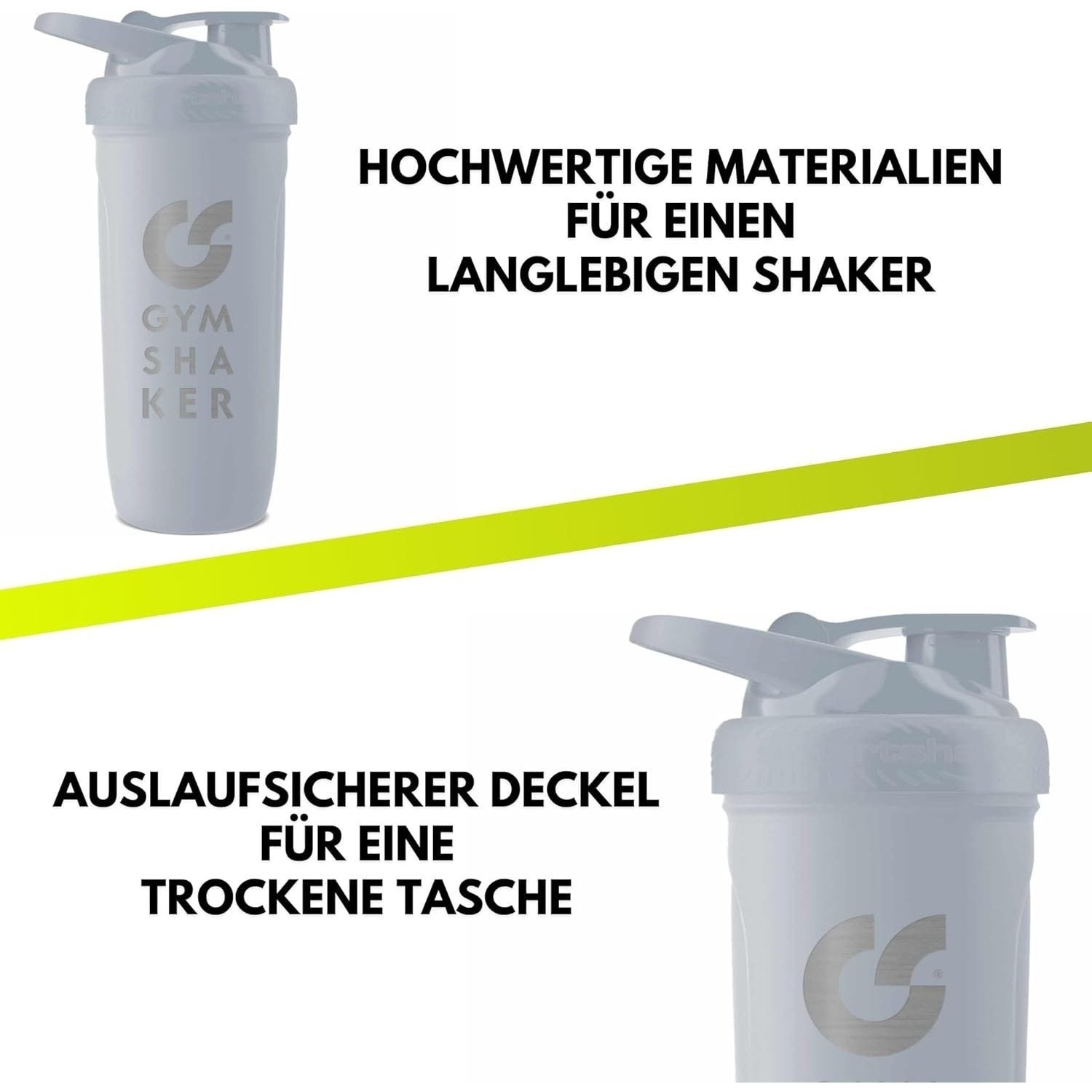 Edelstahl Protein Shaker, 900ml für cremige Shakes und Alltag – Detailansicht 18