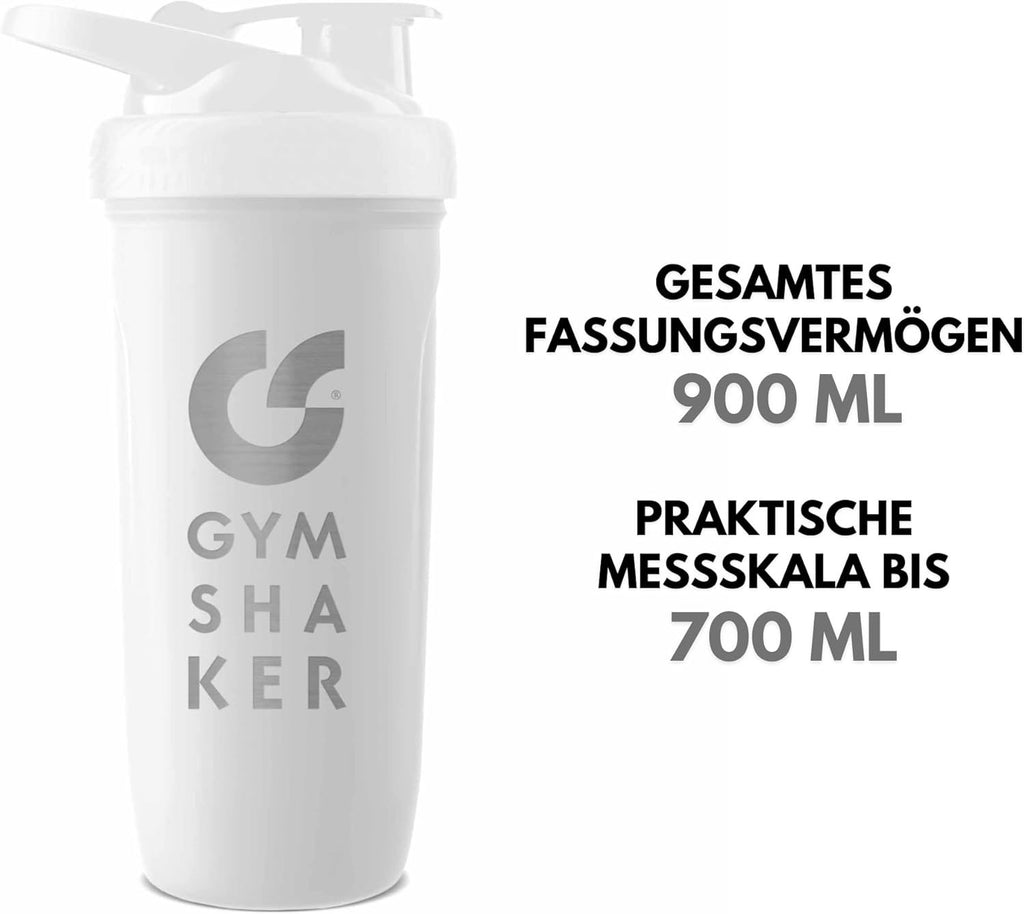 Edelstahl Protein Shaker, 900ml für cremige Shakes und Alltag – Detailansicht 27