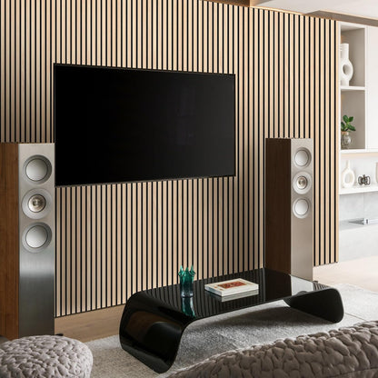 Akustikpaneele Selbstklebend 2 Stück 4 Stück 6 Stück 8 Stück Set 100X52Cm, Schallschutz Echo Reduzierung Wandpaneele aus Holzverkleidung - Akustikpaneele Holz für Wanddekoration Wohnzimmer, Büro & Home Office