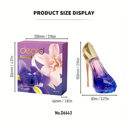 High-Heel Parfüm-Geschenkset (2 Stk. 60 ml/3 Stk. 90 ml Beliebte Kombinationsoption) | Amber-Holzig + Holzig-Blumig + Fruchtig-Blumig-Moschus-Düfte, Mehrduft-Mischung | Ideales Geschenk für Einweihung, Weihnachten, Halloween | Besseres Preis-Leistungs-Ver