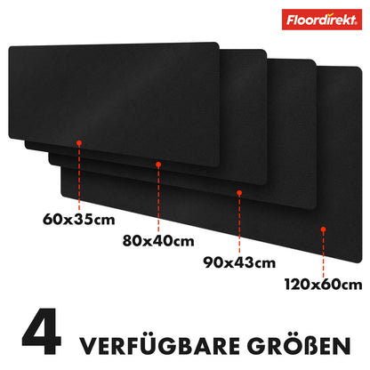 Schreibtischunterlage Nero aus Kunstleder – Rutschfeste Schreibunterlage in verschiedenen Größen und Farben, wasserabweisend & pflegeleicht für Büro und Home-Office