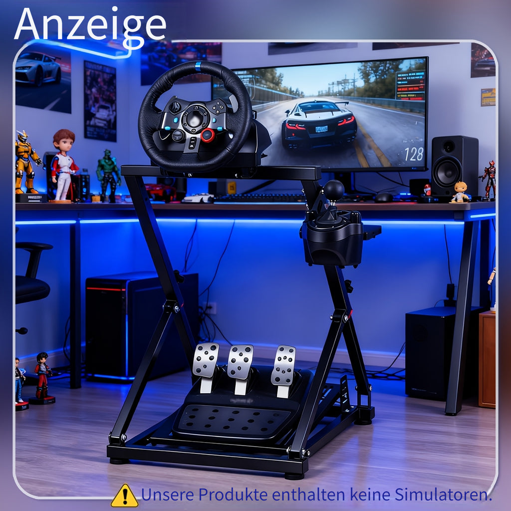 Ein zusammenklappbares Rennrad-Ständer, kompatibel mit Logitech G29 für Fahrzeug und unterwegs – Detailansicht 2