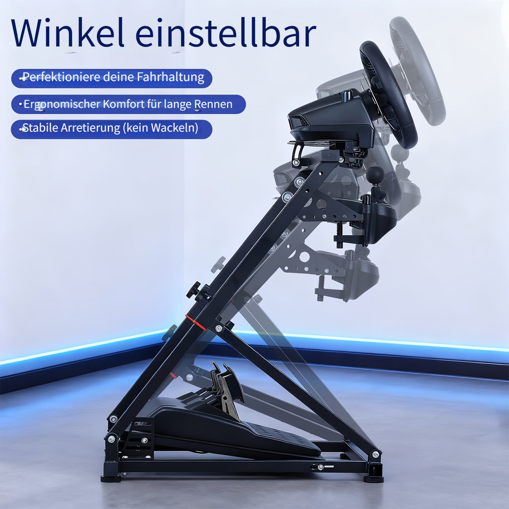 Ein zusammenklappbares Rennrad-Ständer, kompatibel mit Logitech G29 für Fahrzeug und unterwegs – Detailansicht 3