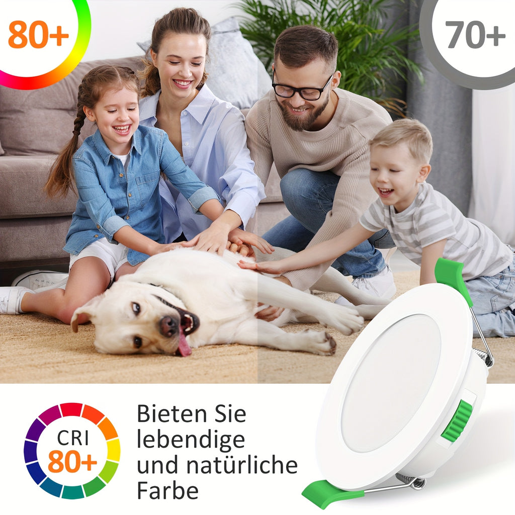 Einbauleuchten, LED-Beleuchtung für Küche und Essbereich – Detailansicht 2