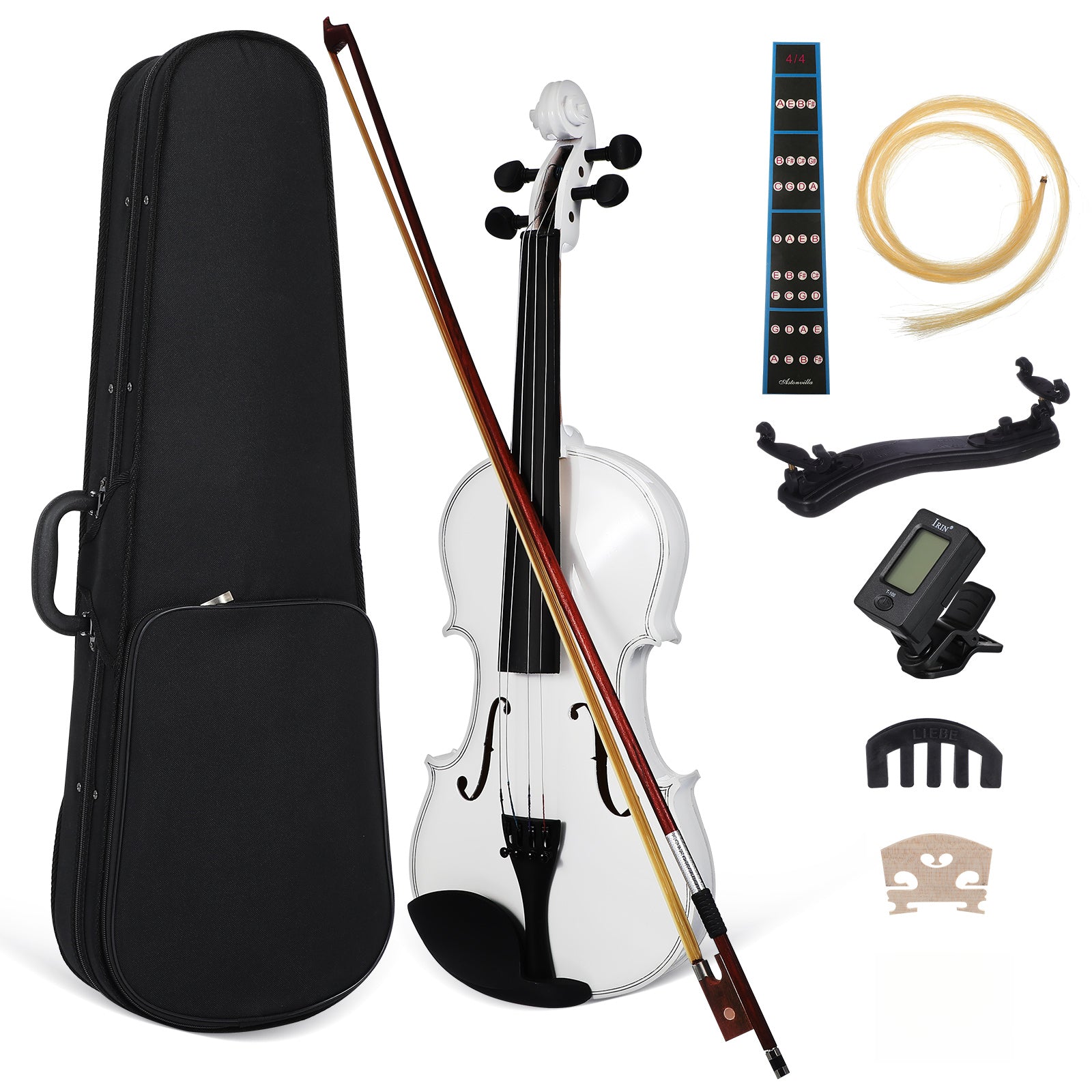 Eine komplette Holzvioline, 4/4 für Anfänger – Detailansicht 3