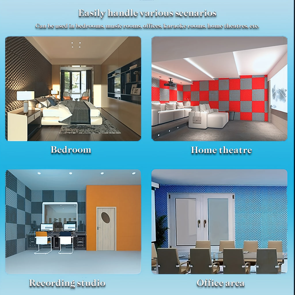 Eine, Schwarz für Wand-Schallschutzmaterialien und Alltag – Detailansicht 7
