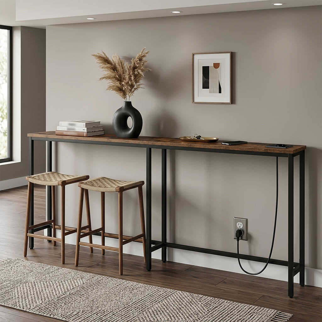 Eingangstisch, Braun für Wohnzimmer und Zuhause – Hauptansicht