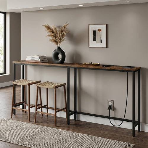 Eingangstisch, Braun für Wohnzimmer und Zuhause – Hauptansicht