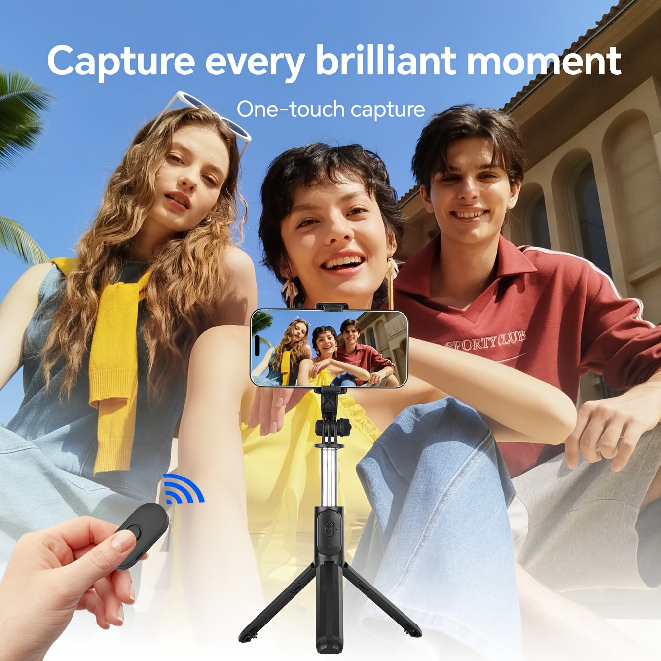Einziehbarer Selfie-Stick, 360° drehbar für Schlafzimmer und Bett – Detailansicht 10