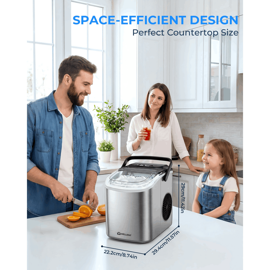 Eiswürfelmaschine, 12 kg für Küche und Partys – Detailansicht 10