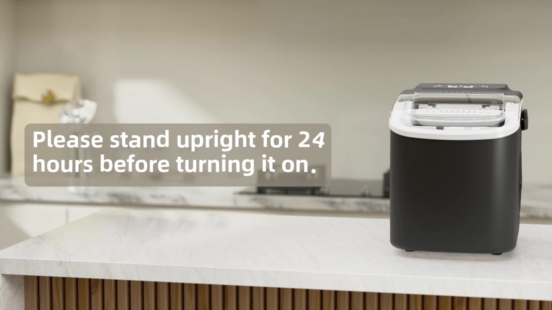 Eiswürfelmaschine, 12 kg für Küche und Partys – Detailansicht 11
