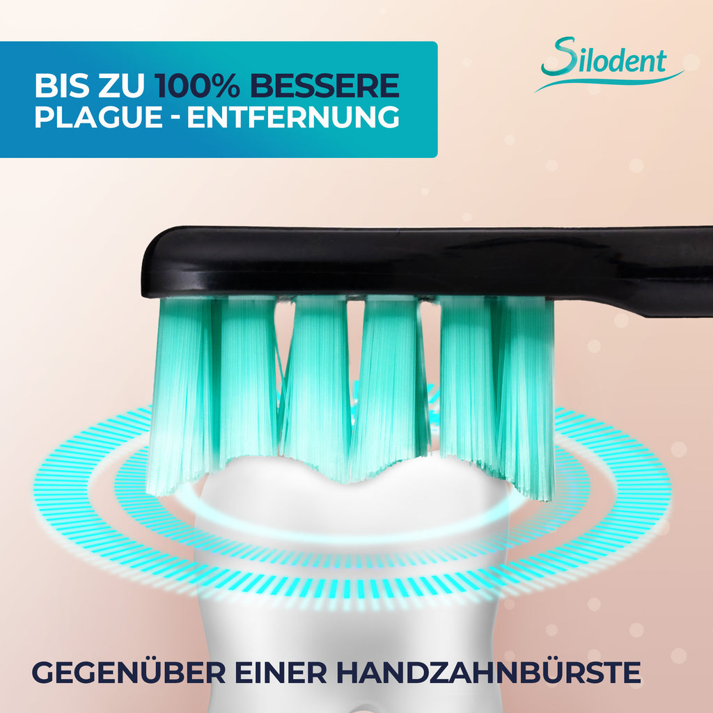 Elektrische Zahnbürste, Mitternachtsblau für Camping und Reisen – Detailansicht 5