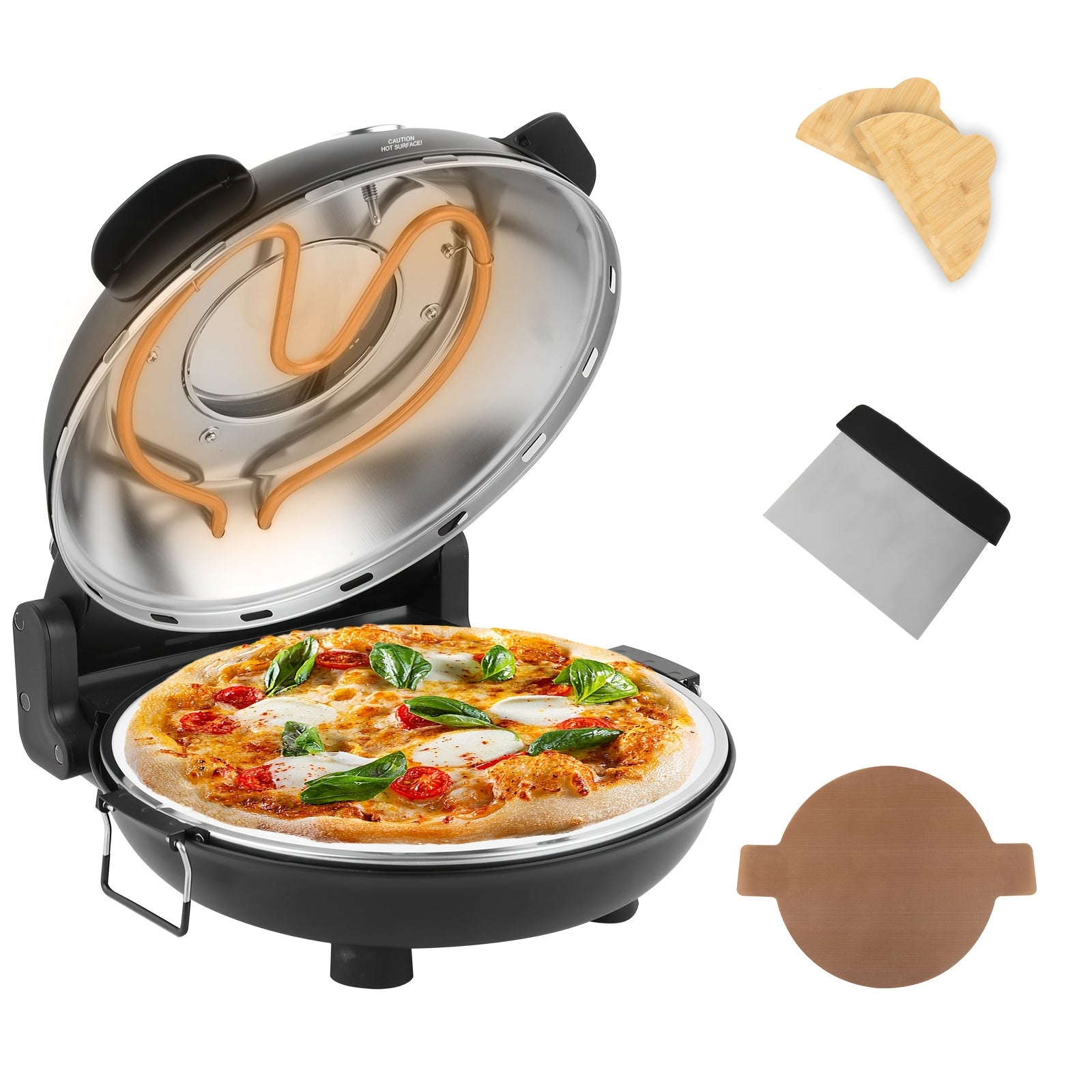 Elektrischer Pizzaofen, Keramik für Alltag und Zuhause – Hauptansicht