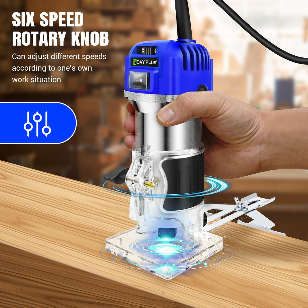 Elektrischer Trimmer Palm Router Werkzeug, Holz für Alltag und Zuhause – Detailansicht 11