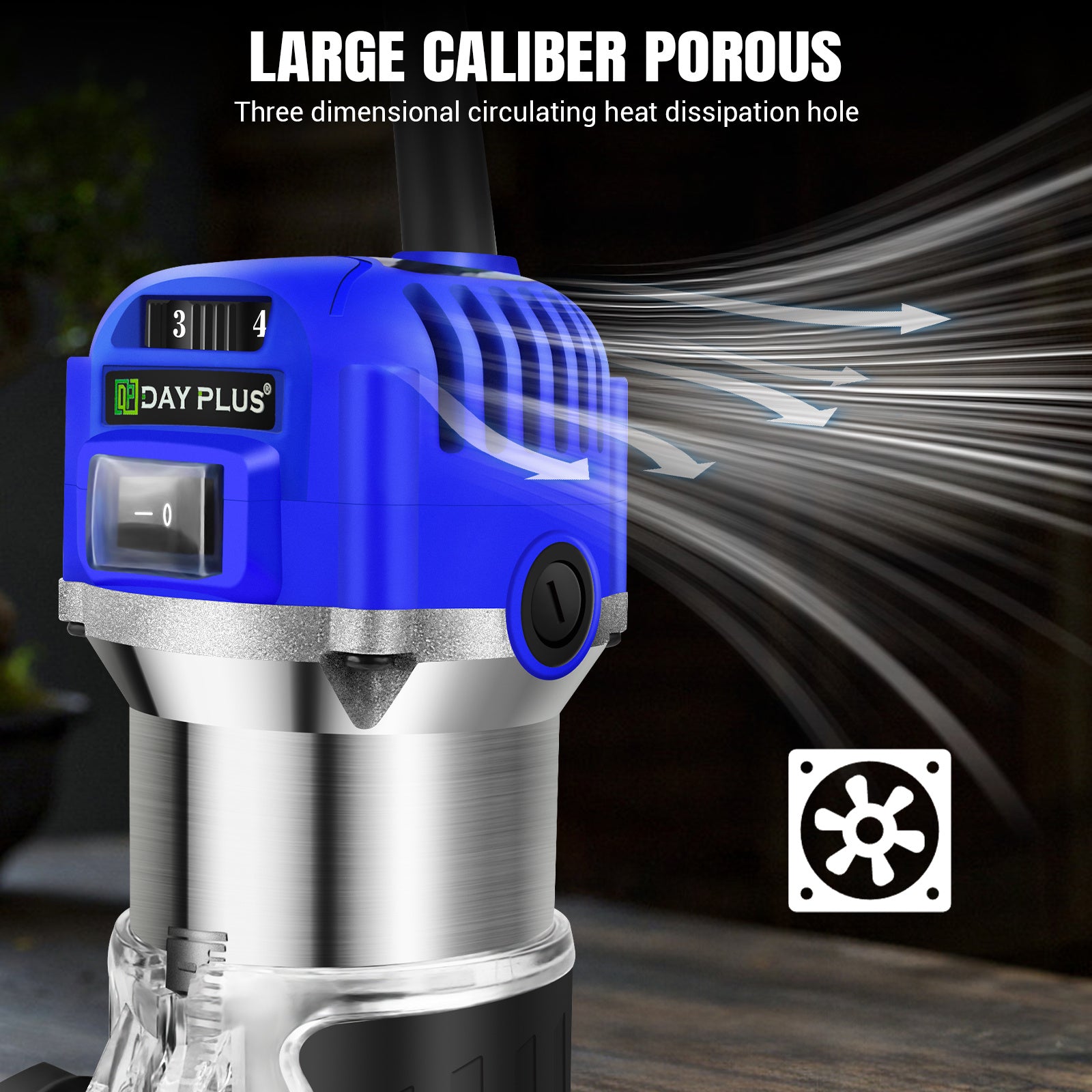 Elektrischer Trimmer Palm Router Werkzeug, Holz für Alltag und Zuhause – Detailansicht 14