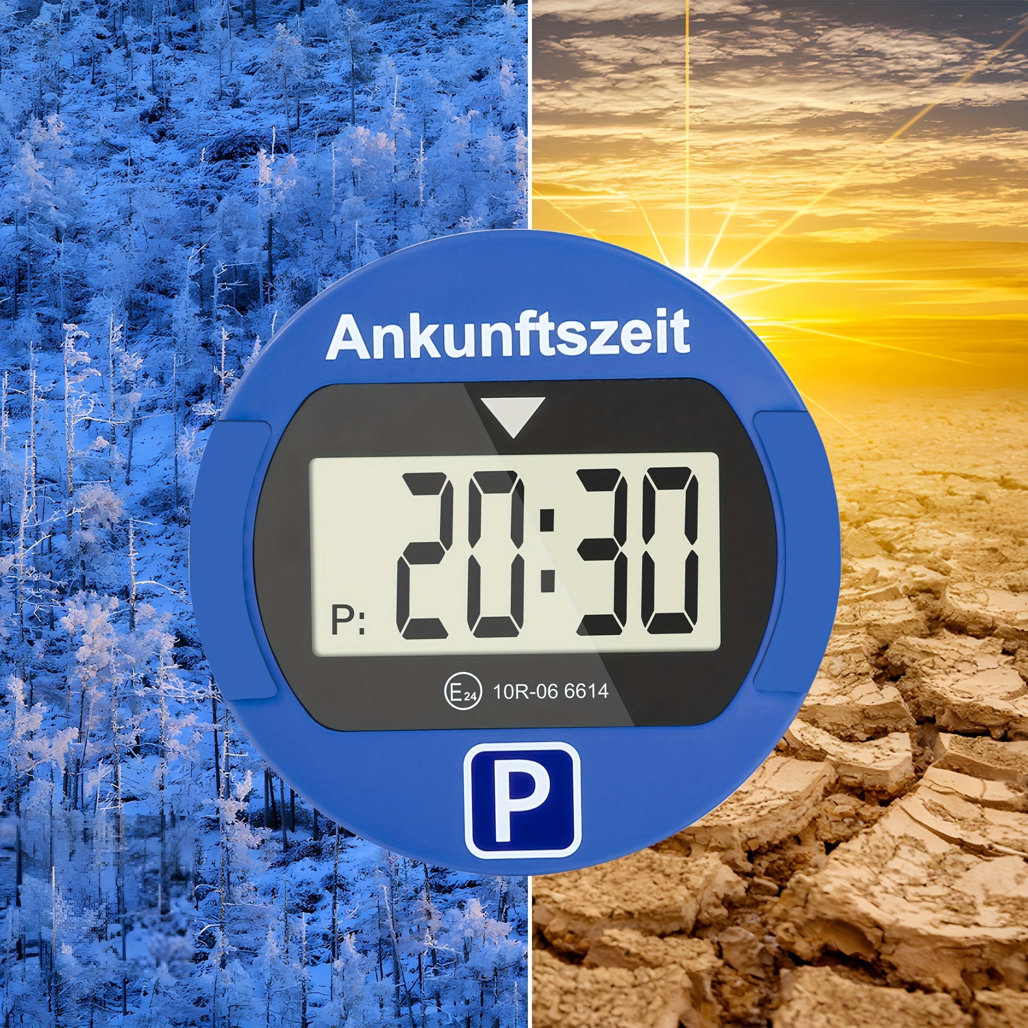 Elektronischer Auto-Parkuhr, LED-Beleuchtung für Fahrzeug und unterwegs – Detailansicht 2