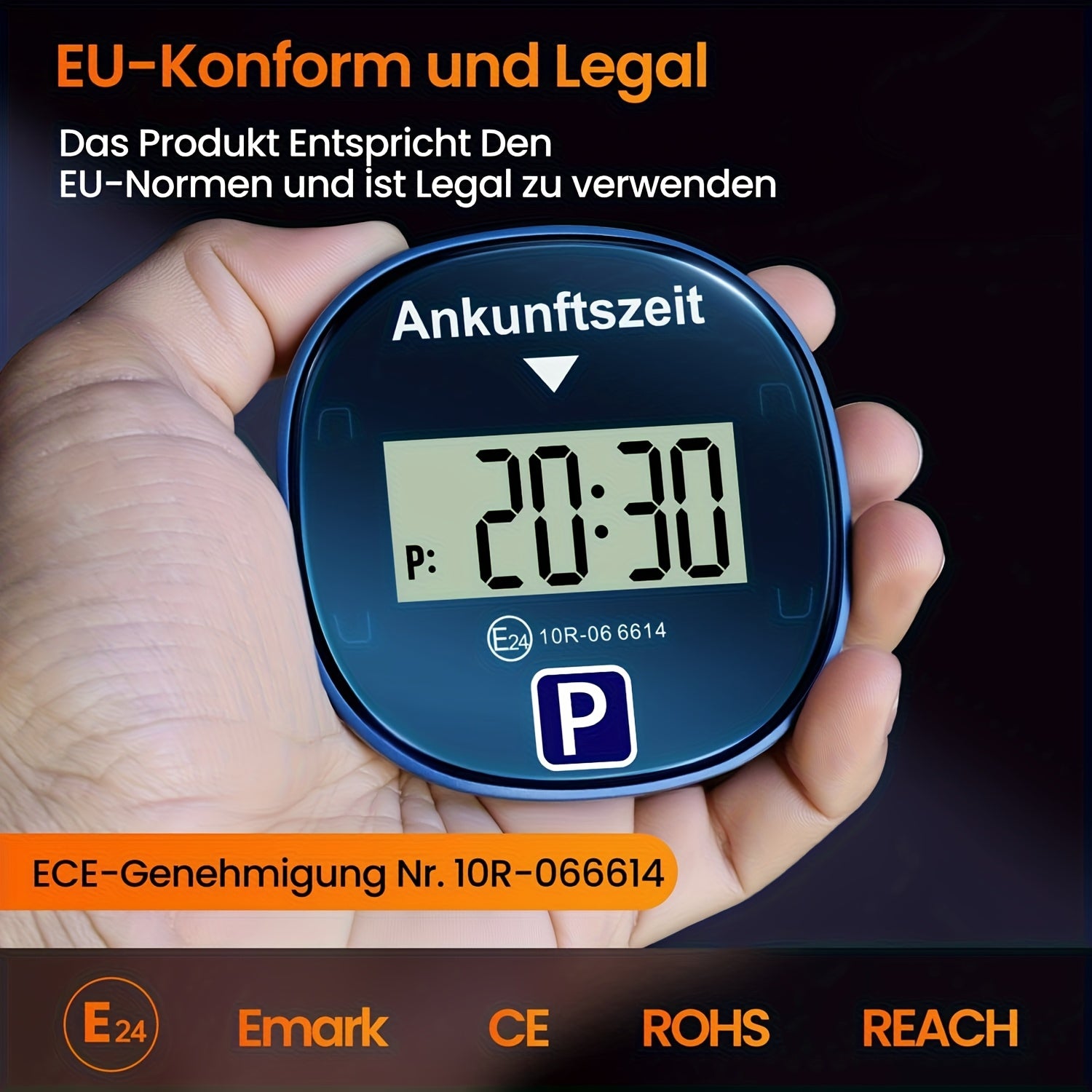 elektronischer Parktimer, LED-Beleuchtung für Alltag und Zuhause – Hauptansicht