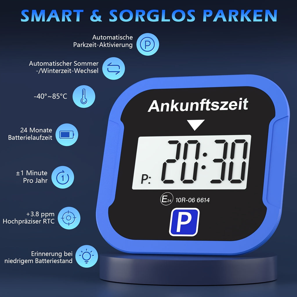 Elektronischer Parktimer, LED-Beleuchtung für Fahrzeug und unterwegs – Detailansicht 18