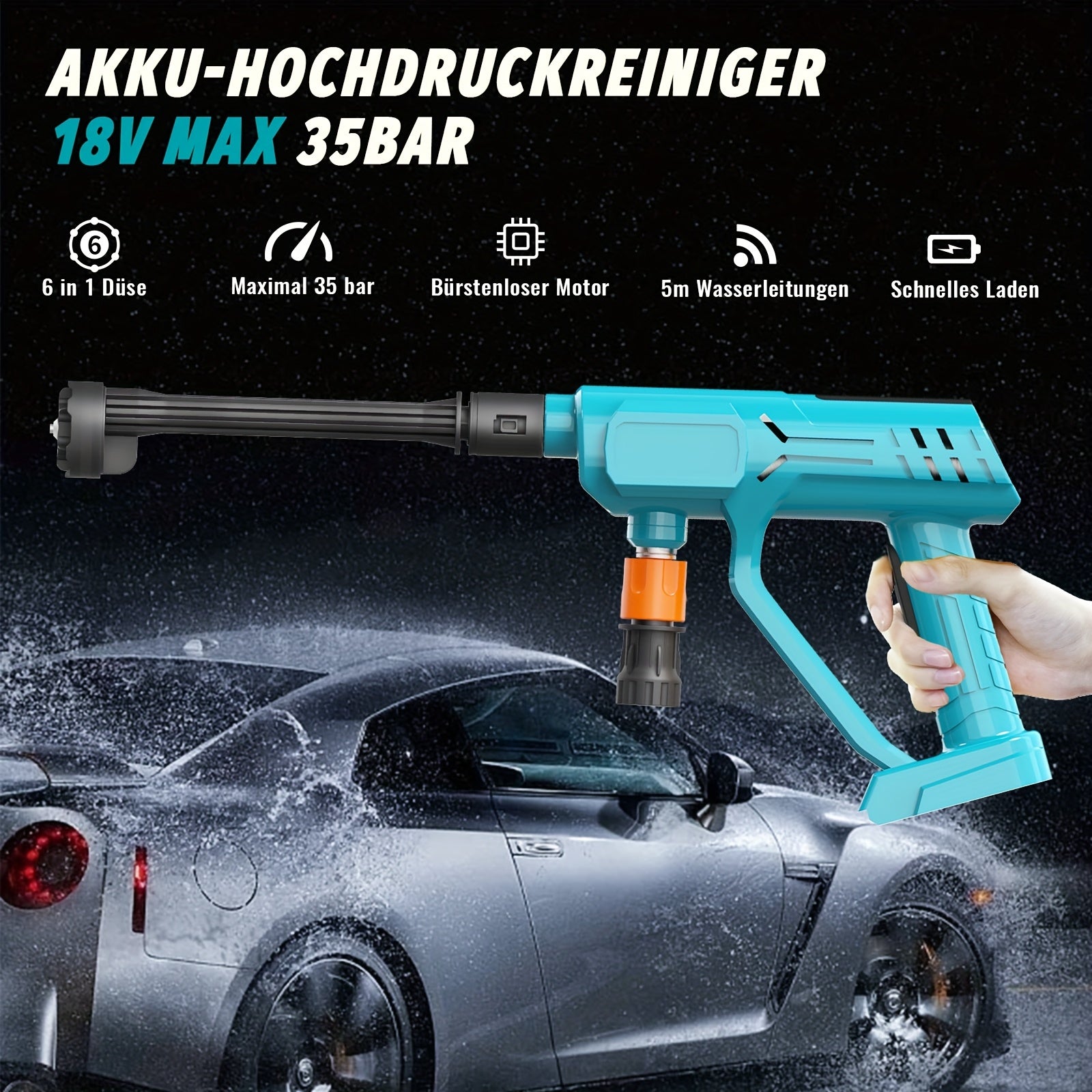 Elektrowerkzeug-Ersatzakku, 650W für Auto und Terrasse – Detailansicht 5