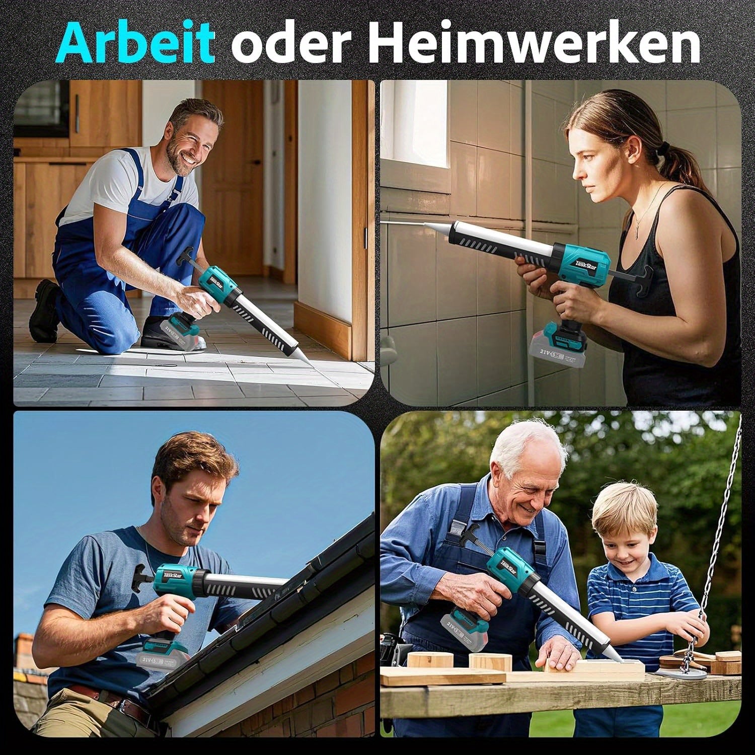 Elektrowerkzeug-Ersatzakku, Silikon für Werkstatt und Heimwerken – Detailansicht 4