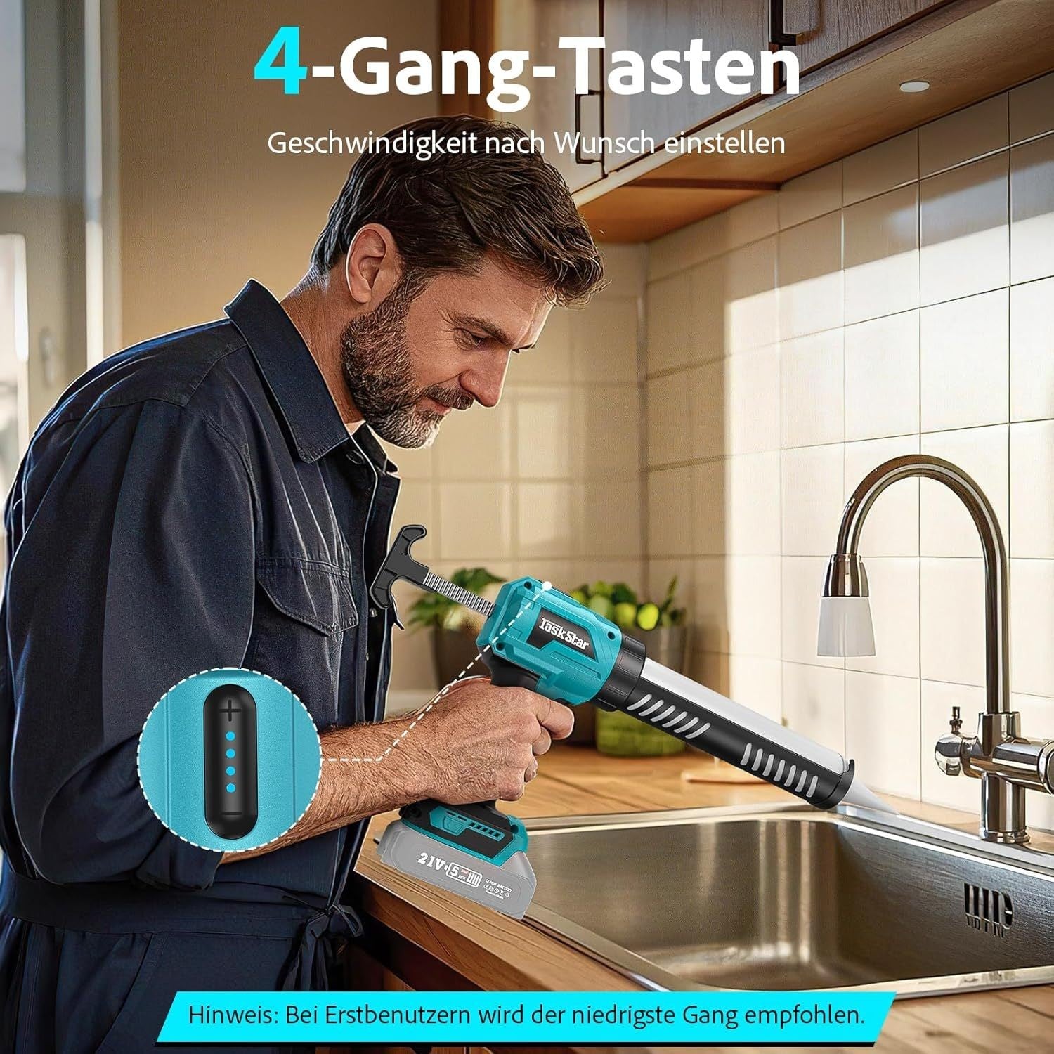 Elektrowerkzeug-Ersatzakku, Silikon für Werkstatt und Heimwerken – Detailansicht 17