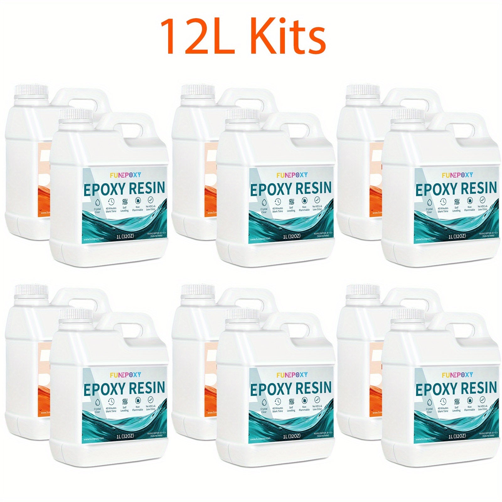 Epoxidharz-Set, 2L für Fluss-Tischplatten und Alltag – Detailansicht 13
