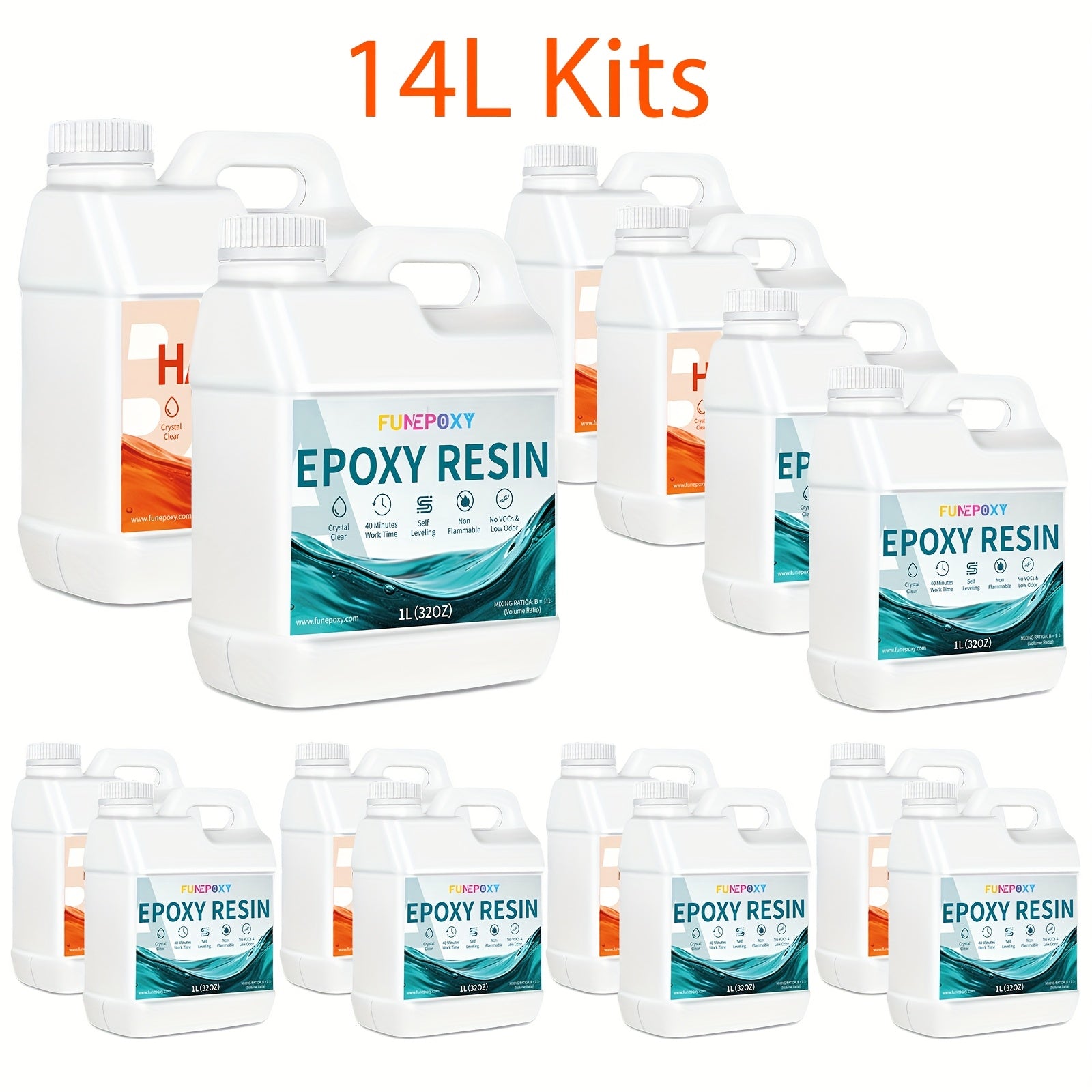 Epoxidharz-Set, 2L für Fluss-Tischplatten und Alltag – Detailansicht 15
