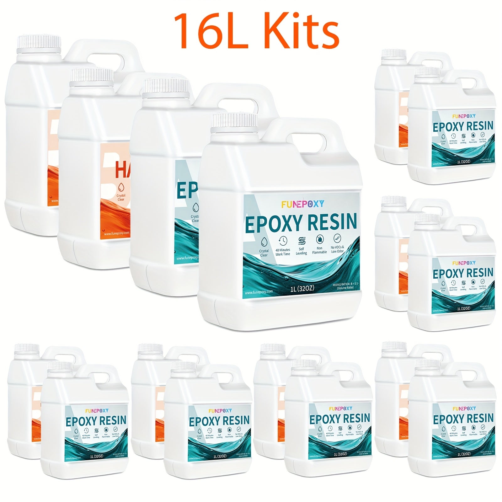 Epoxidharz-Set, 2L für Fluss-Tischplatten und Alltag – Detailansicht 17