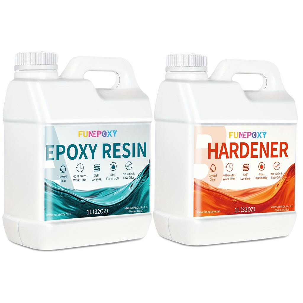 Epoxidharz-Set, 2L für Fluss-Tischplatten und Alltag – Detailansicht 20