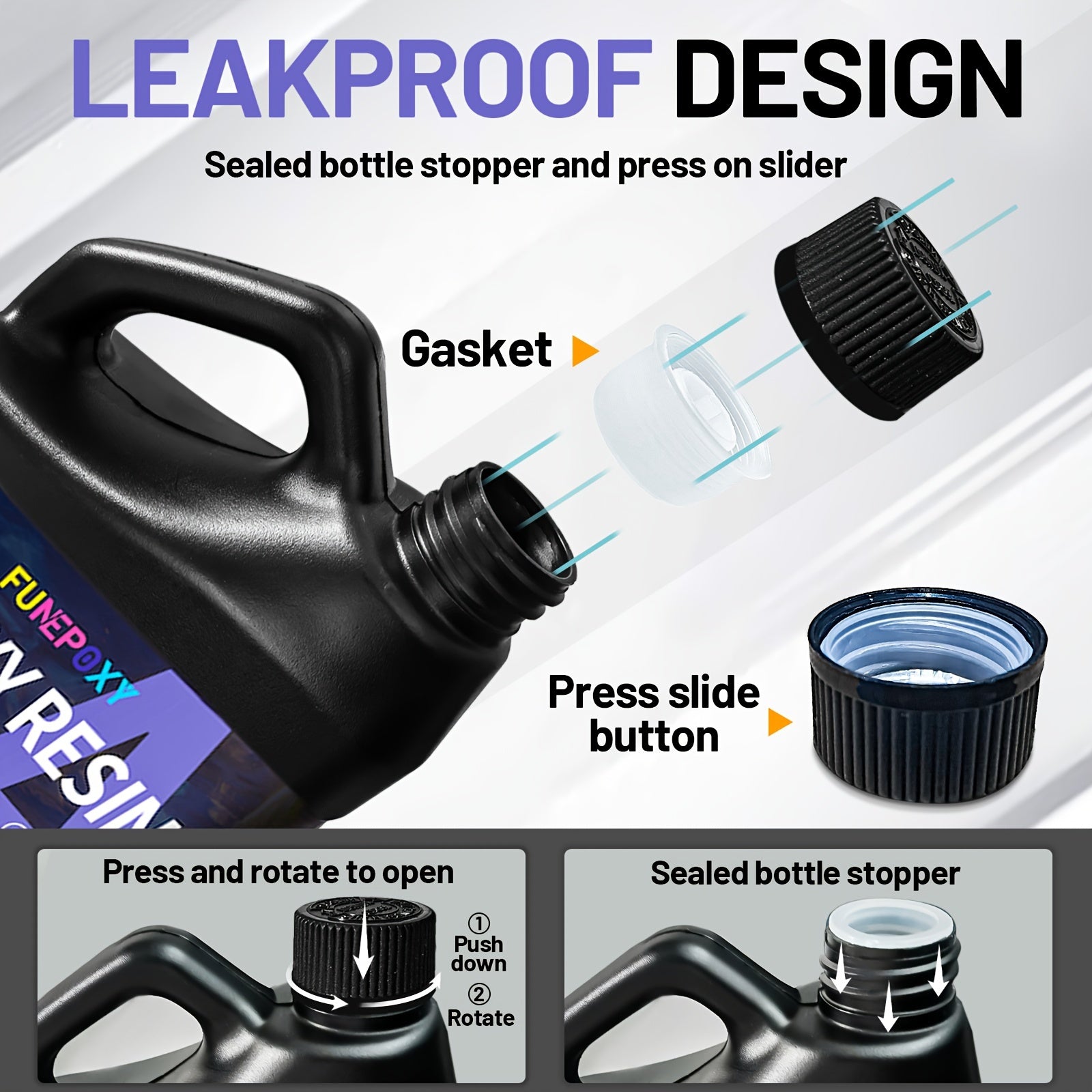Epoxidharz-Set, 500ml für Fluss-Tischplatten und Alltag – Detailansicht 10