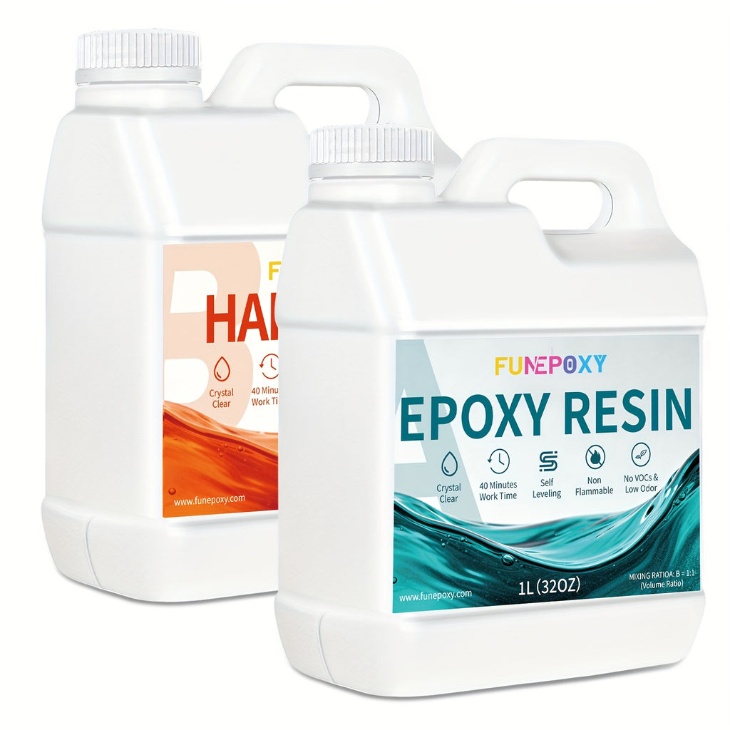 Epoxidharz-Set, 500ml für Fluss-Tischplatten und Alltag – Detailansicht 13