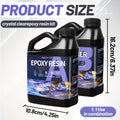 Epoxidharz-Set, 8L für DIY-Bastelarbeiten und Holzbeschichtung – Detailansicht 3