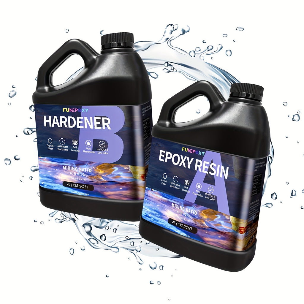 Epoxidharz-Set, 8L für DIY-Bastelarbeiten und Holzbeschichtung – Detailansicht 10