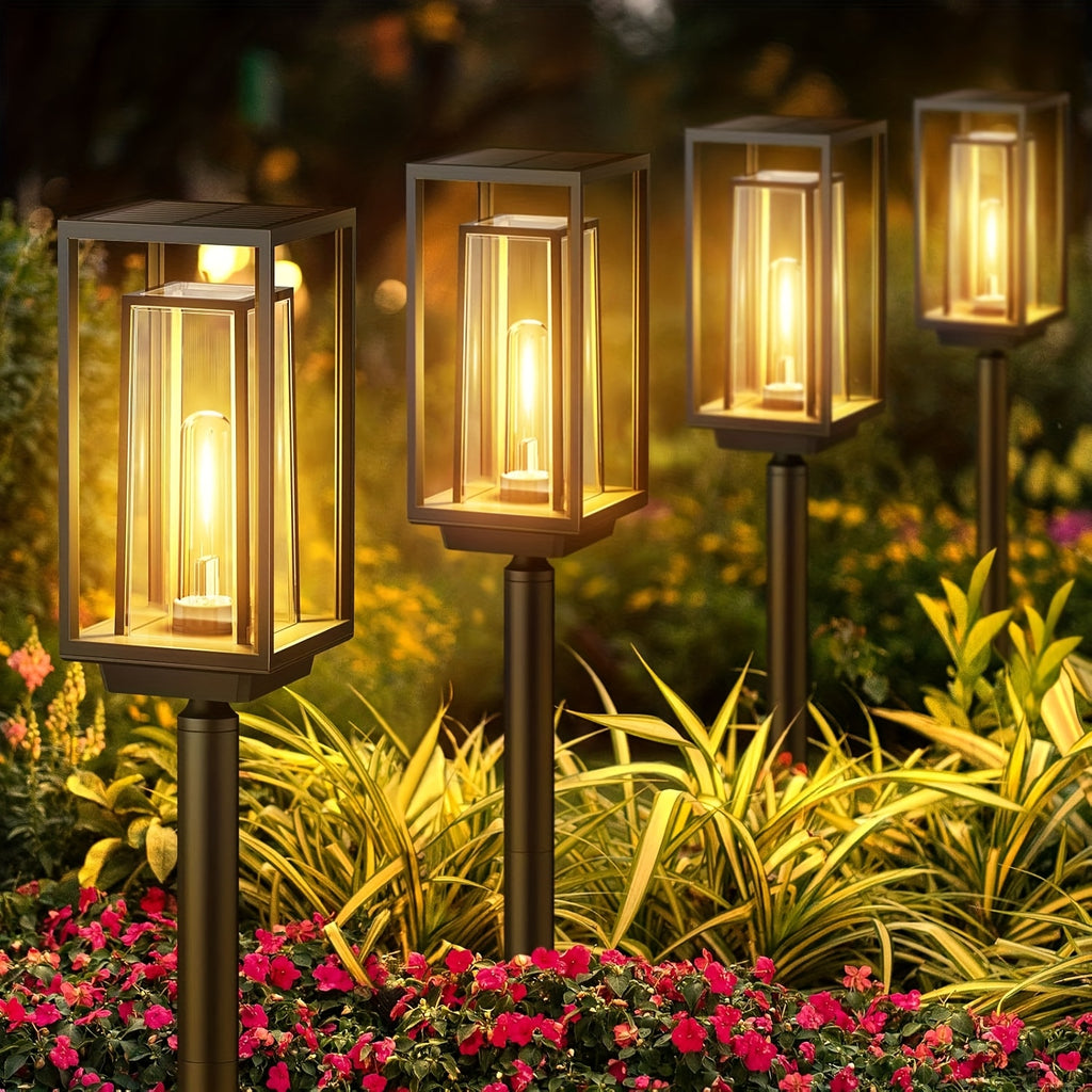 er Pack Solarleuchten, 2er Pack für Garten und Terrasse – Hauptansicht