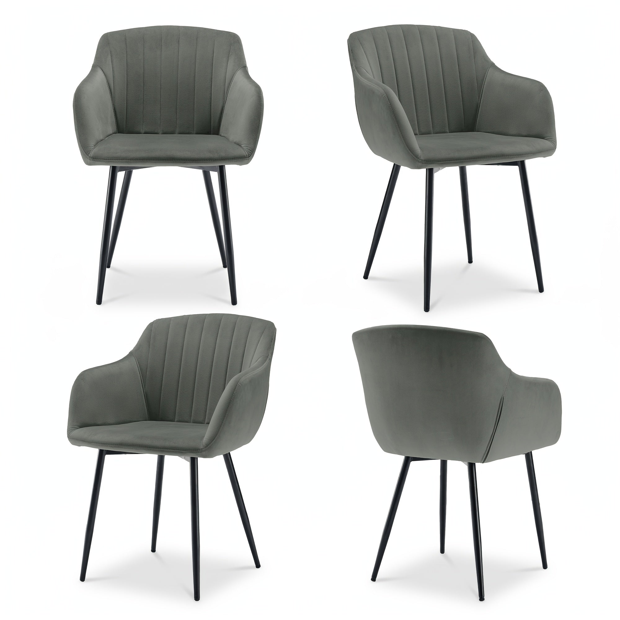 Esszimmerstuhl, Beige für Wohnen und Sitzen – Detailansicht 8