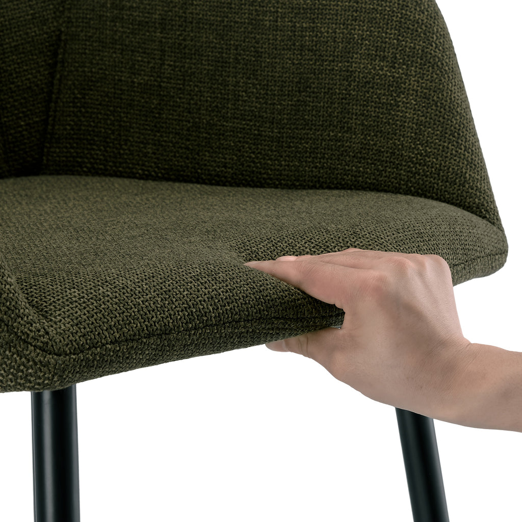 Esszimmerstuhl, Beige für Wohnen und Sitzen – Detailansicht 11