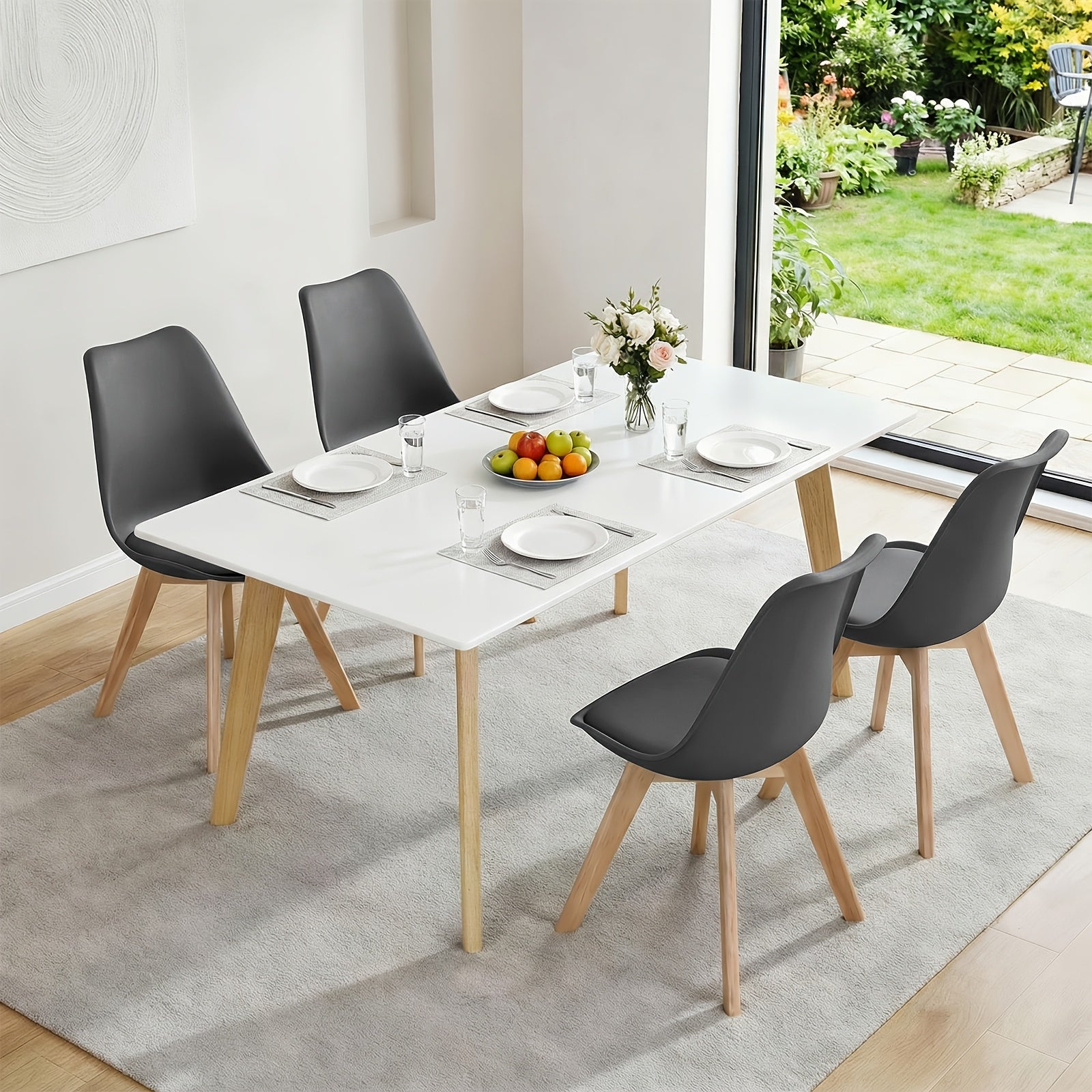 Esszimmerstuhl, Holz für Büro und Homeoffice – Hauptansicht