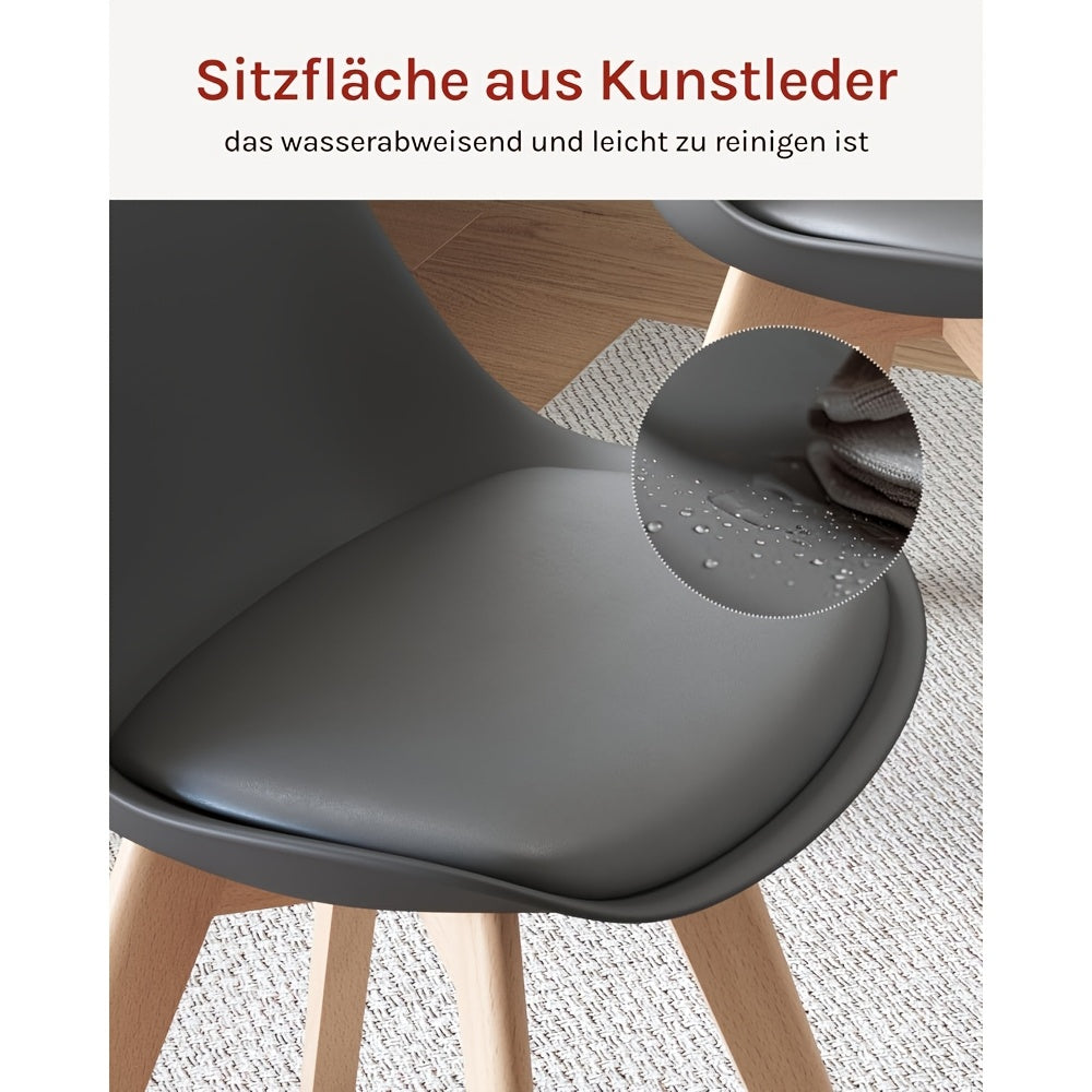 Esszimmerstuhl, Holz für Büro und Homeoffice – Detailansicht 4