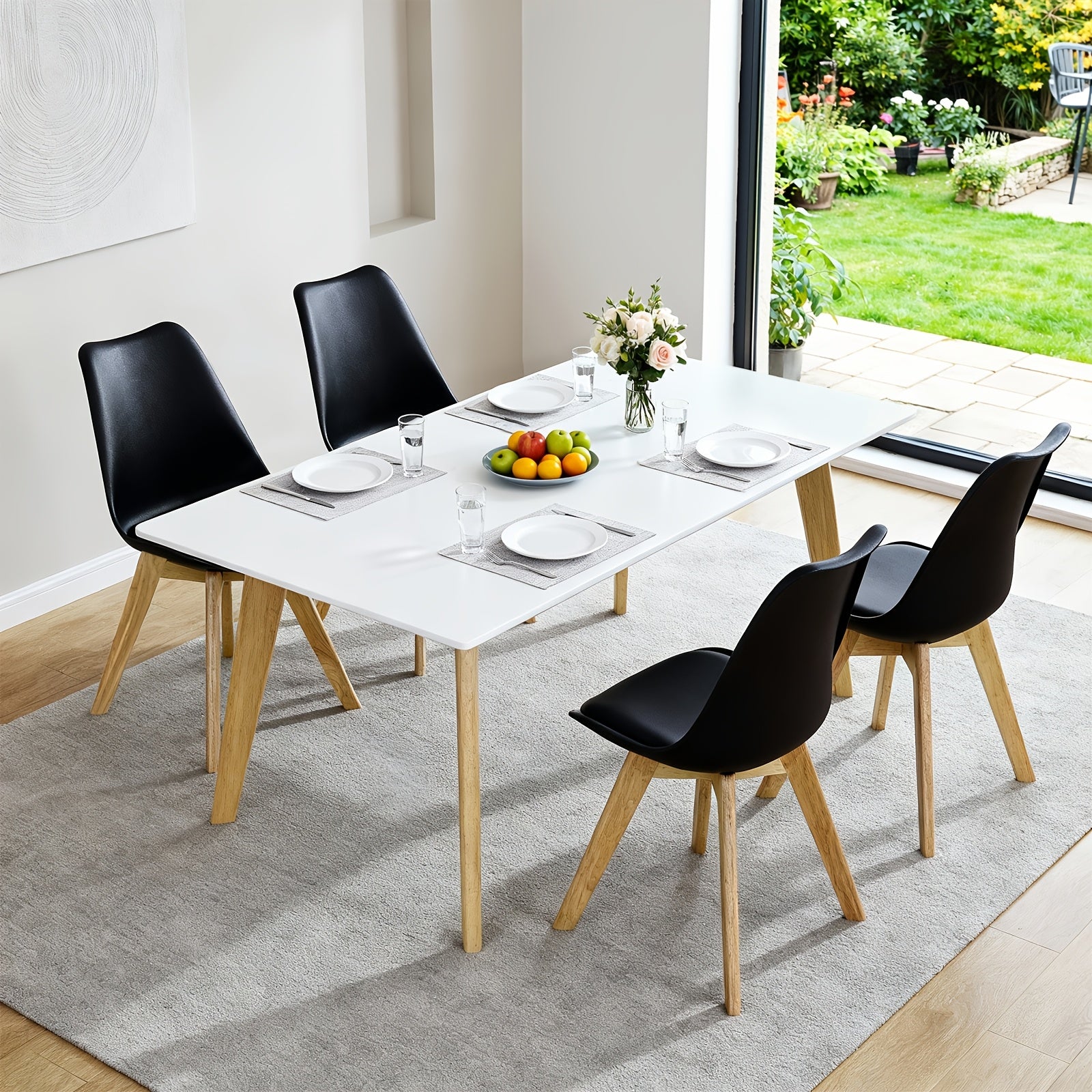 Esszimmerstuhl, Holz für Büro und Homeoffice – Detailansicht 5