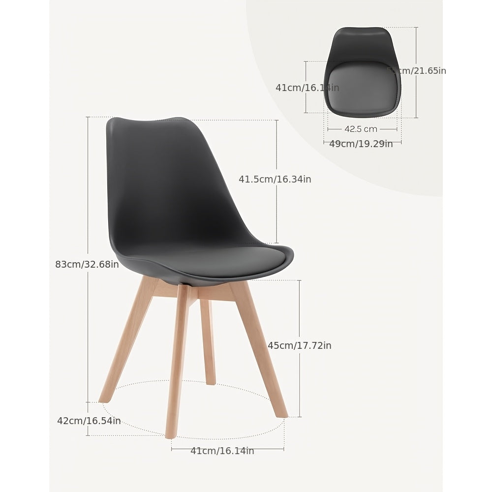 Esszimmerstuhl, Holz für Büro und Homeoffice – Detailansicht 6