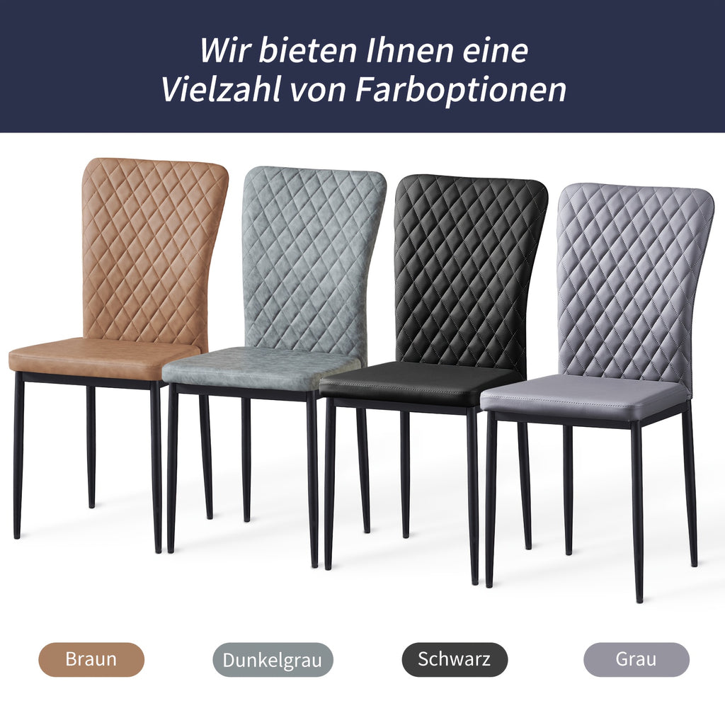 Esszimmerstuhl, Samt für Wohnen und Sitzen – Detailansicht 10