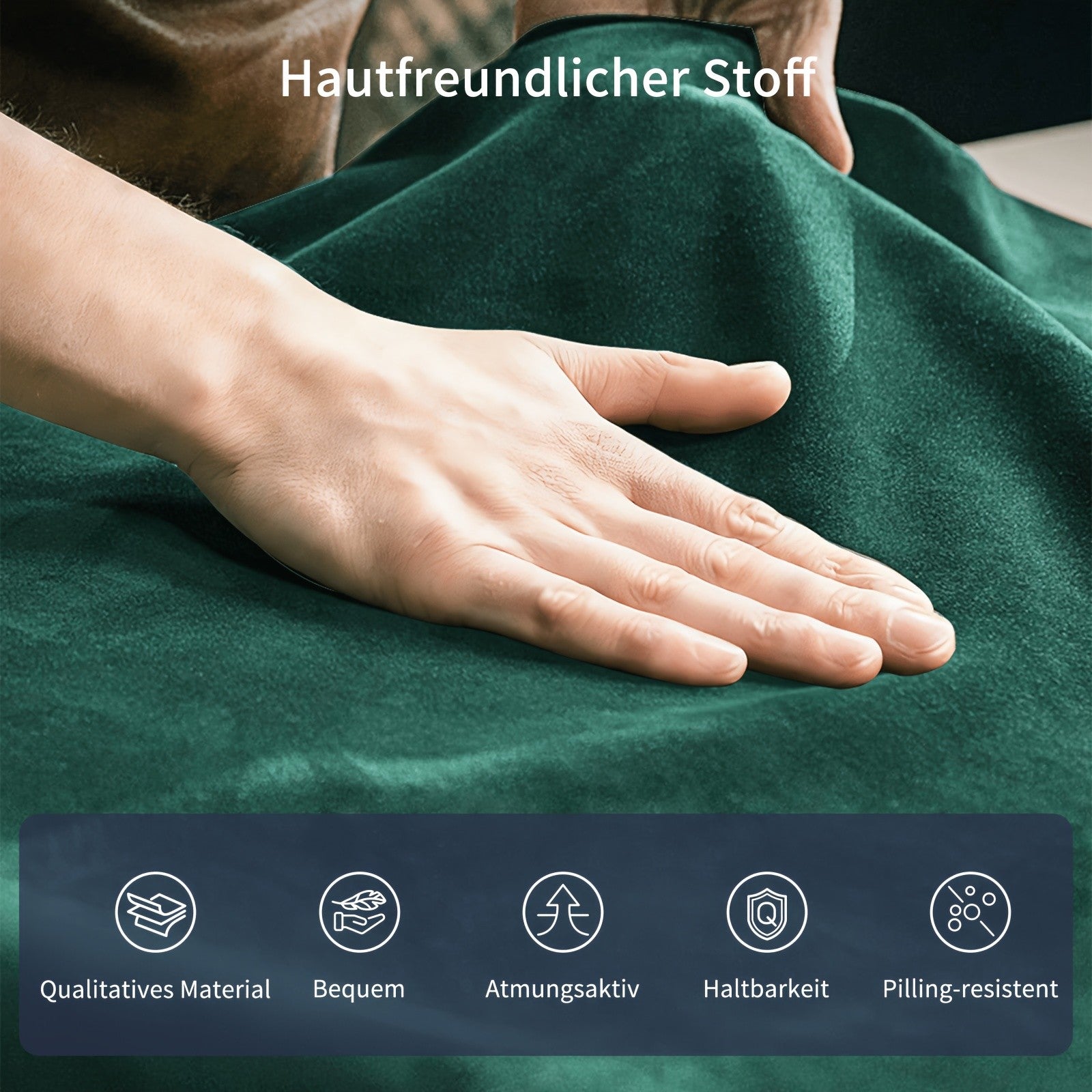 Esszimmerstuhl, Samt für Wohnen und Sitzen – Detailansicht 32