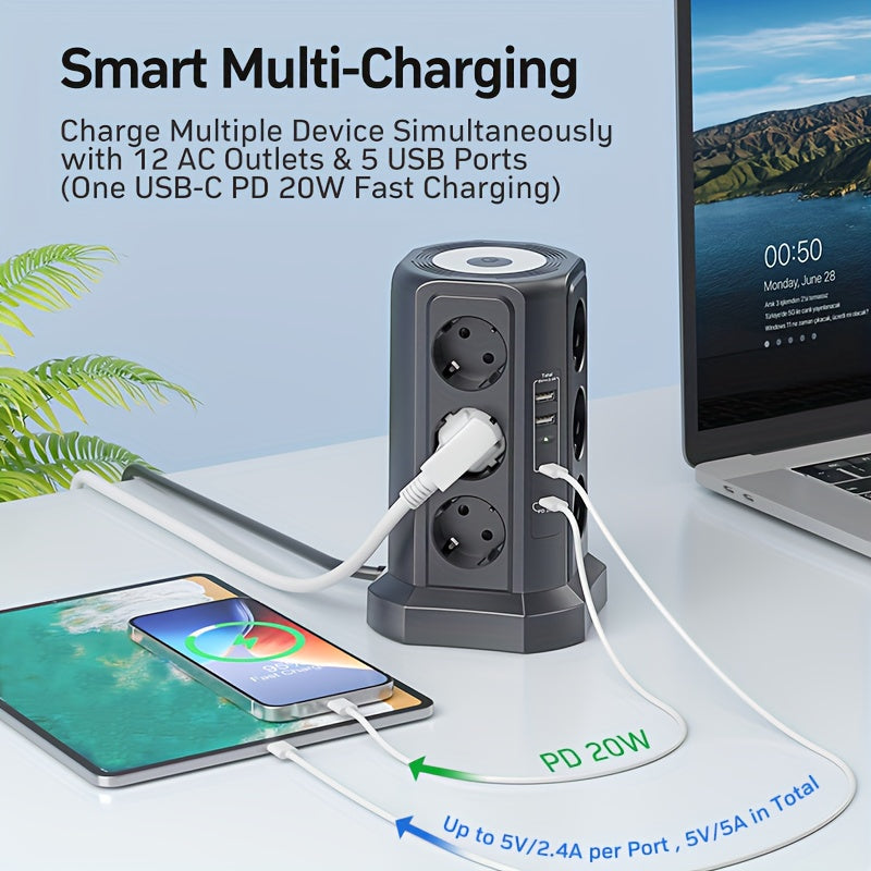 EU Stecker Verlängerung, 20W für Büro und Homeoffice – Detailansicht 4