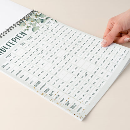 Planer für Zwei (Wandkalender 2026 mit 2 Spalten im A4 Format) - Partnerkalender für Paar - Paarkalender mit zwei Spalten - Kalender zum Aufhängen für zwei Personen (ganzes Jahr)