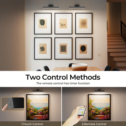 LED, ferngesteuerte, trapezförmige Smart-Lampe, Wandleuchte, Wandlampe, Kunstlicht, erhältlich in Schwarz und Gold, wiederaufladbar, 5000mAh, CCT mit 3 einstellbaren Farbhelligkeitsstufen, magnetische Saugmontagehalterung