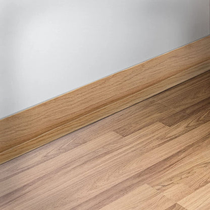 Sockelleiste Oslo – Selbstklebende Fußleiste 50 x 15 mm, 25 m Rolle, Flexible Knickleiste für Küche & Boden in vielen Farben