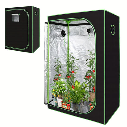 Kulturzelt 40X40X120Cm 60X60X180Cm 80X80X180Cm 100X100X200Cm 120X60X180Cm Homegrowing Kulturzelt für Pflanzen Lichtdicht und Wasserdicht Kulturzelt Indoor Growbox Schwarz-Grün Kulturzelt