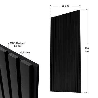 Wandpaneele Akustik 4er Set 120x60 cm